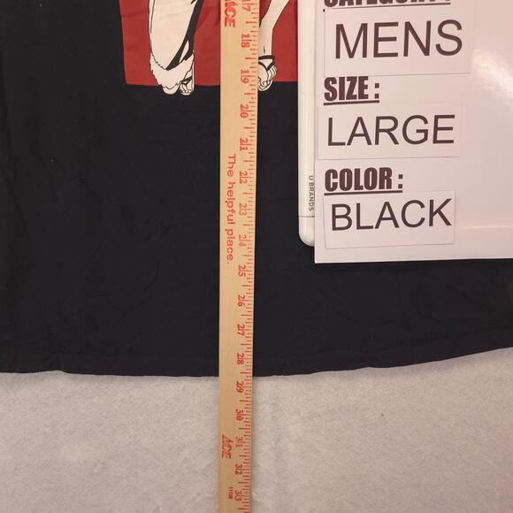 One Piece Anime Crew Neck Graphic T-Shirt Adult Mens Size Large L Black - Picture 6 of 9